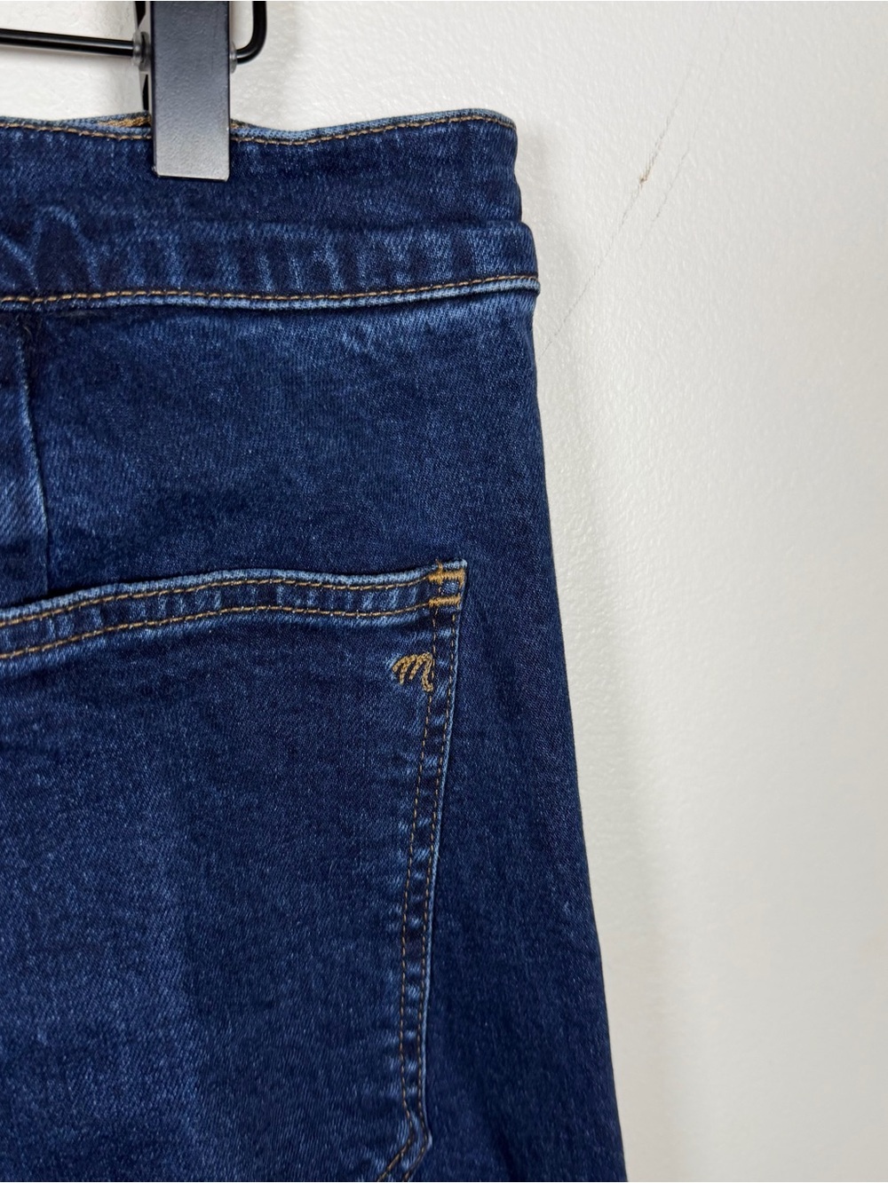 Madewell Emmett Wide Leg Jeans Women Size 32 Classic Blue High Rise Casual Boho - Picture 5 of 7